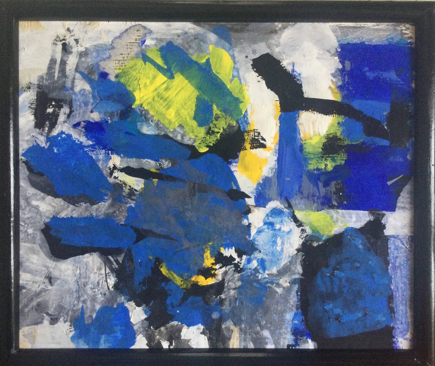 Acrylic painting by nicolas nicolov, born in 1946