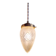 Suspension en cristal satiné (3 disponibles), début XXe siècle