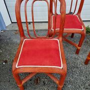 Table & chaises Maugrion Roche Bobois 1980