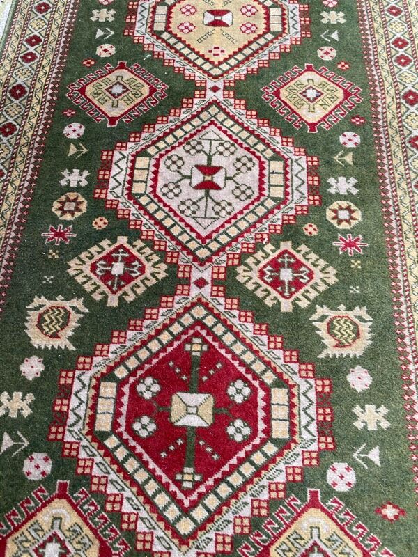 Tapis vintage caucasien couloir 80x280 cm