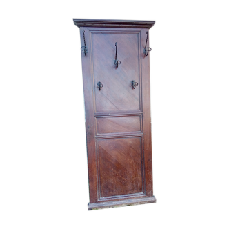 Rustic coat rack in solid oak