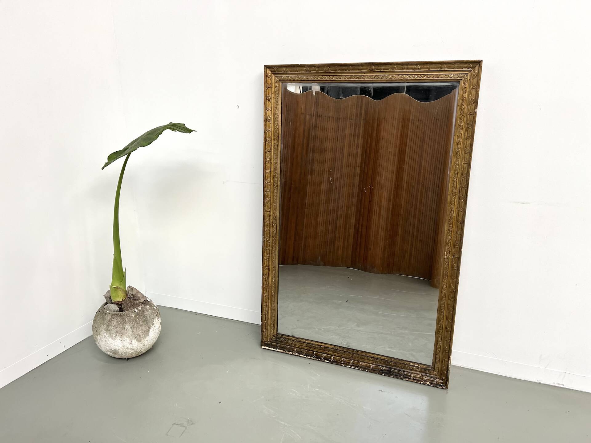 Miroir ancien doré, vers 1900