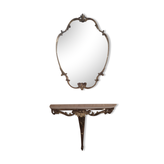 Console avec miroir
