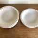 Set de 8 assiettes creuses Festons de Pierre Motton pour Gien 1970