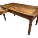 Table de ferme Louis Philippe en noyer 19’s