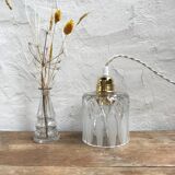 Vintage glass hand lamp