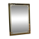 Rectangular Schöninger mirror with bronze-tinted glass and brass detailing, German
