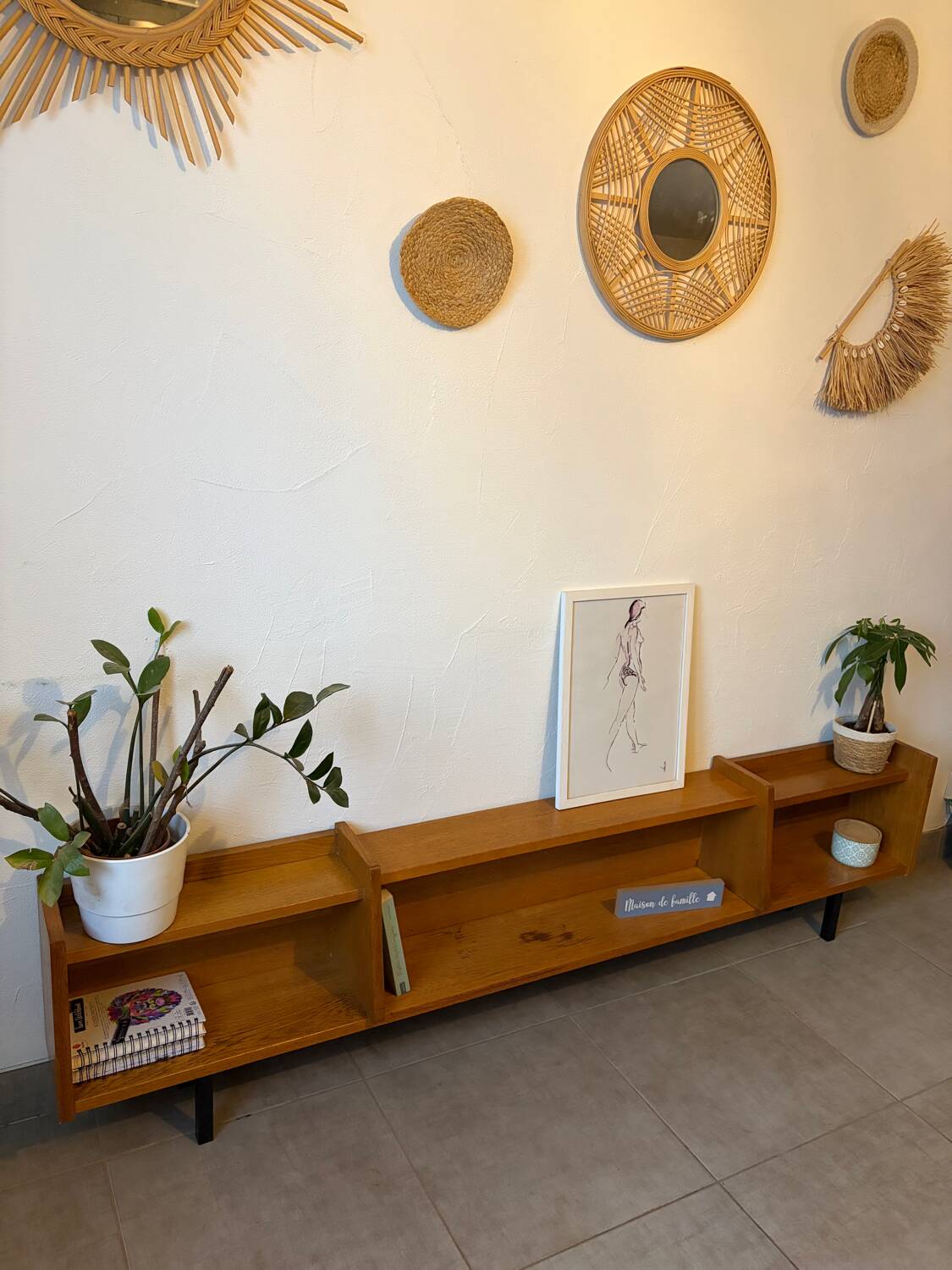Very beautiful Scandinavian sideboard (shallow)