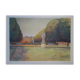 Jardin de Paris au baiser, lithographie originale signée Rolf Rafflewski