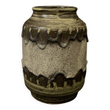 ceramic & enameled vase - Mid-century decorative arts, Germany