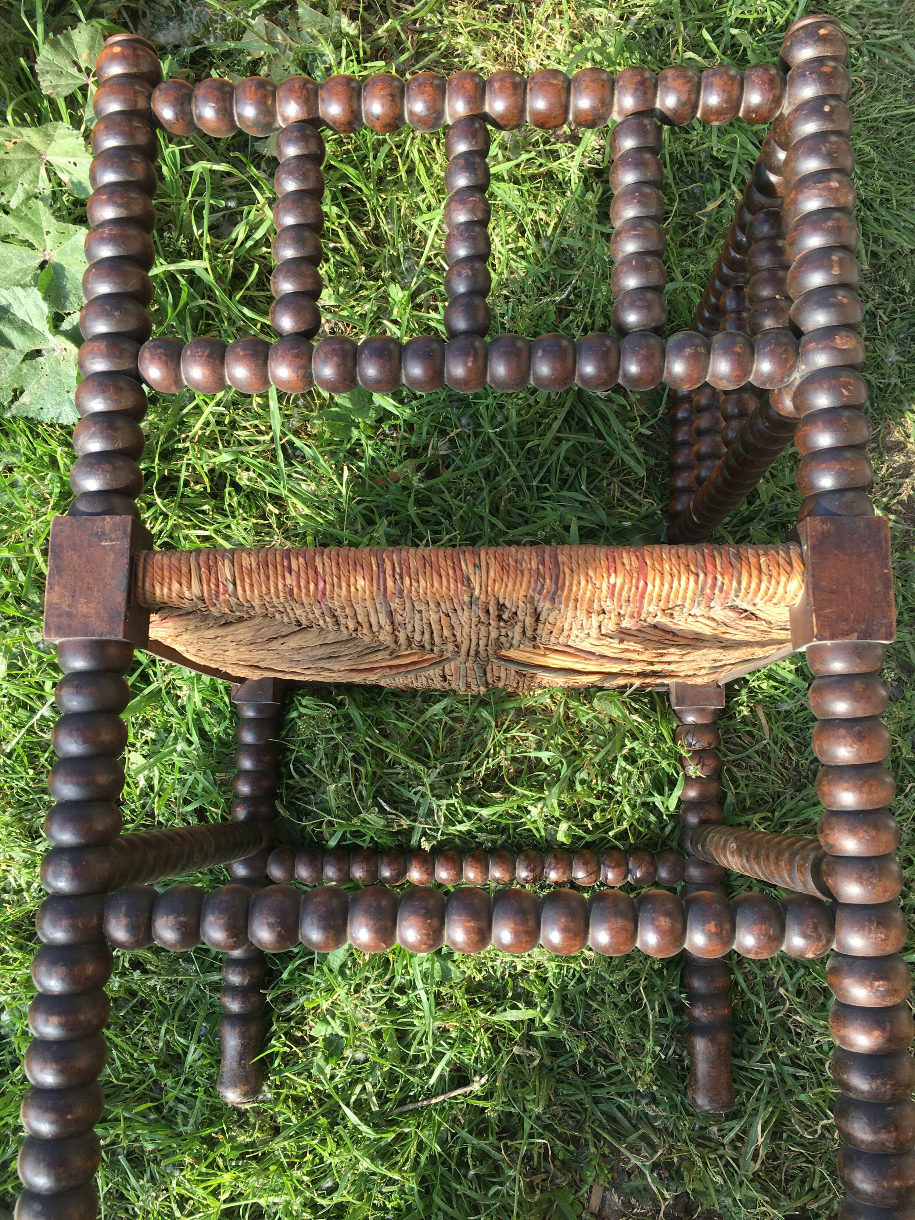 Pair of mulched corner chairs 1930