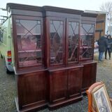 Bibliothèque Anglaise Ancienne en Acajou – XIXe siècle