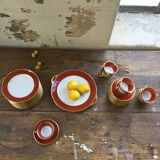 Set plates and coffee Limoges Taourel