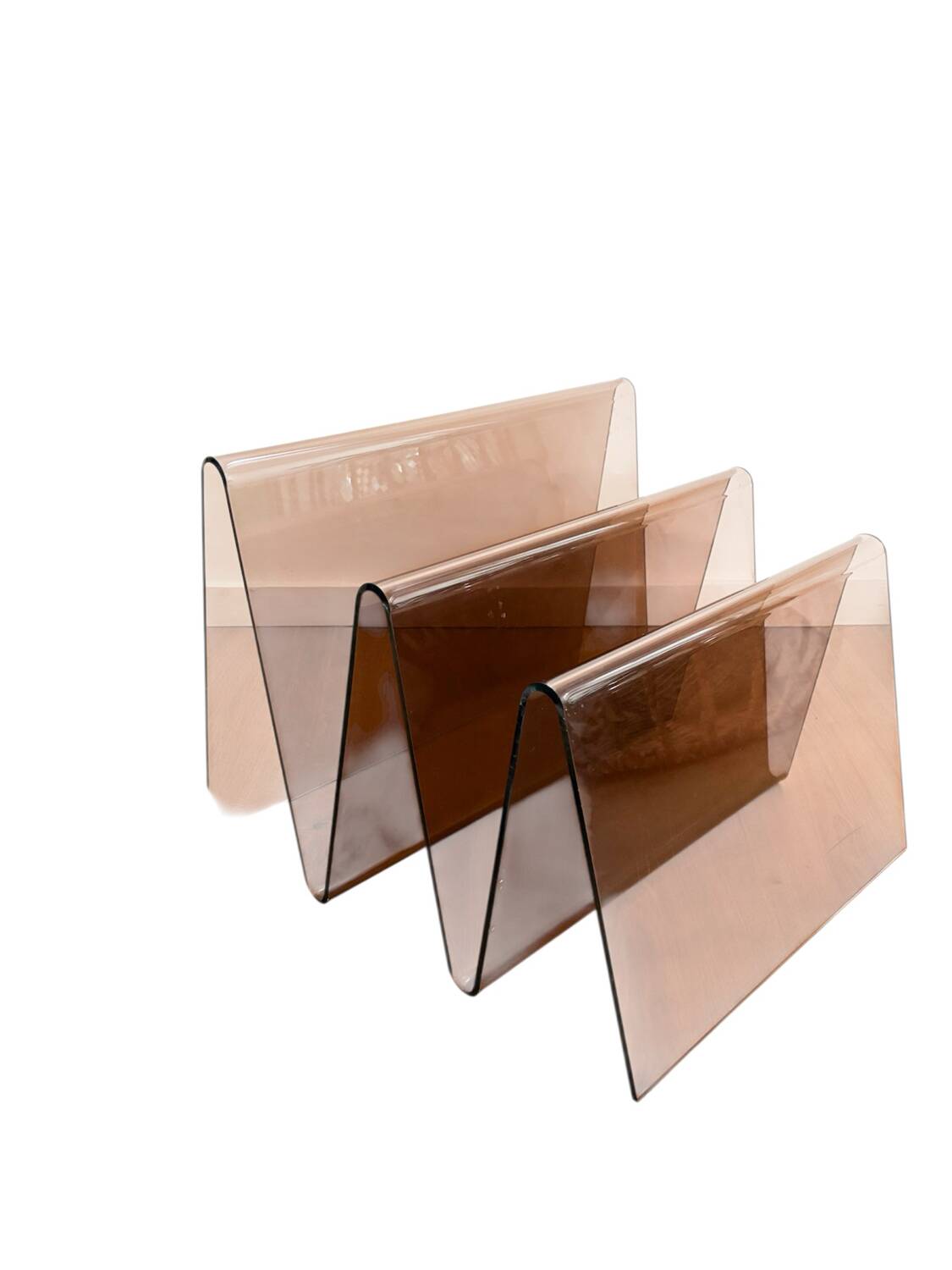 Acrylic magazine rack