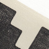 One-design painting on paper, dated and signed without frame