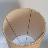 Lampe de sol dame jeanne abat jour jute
