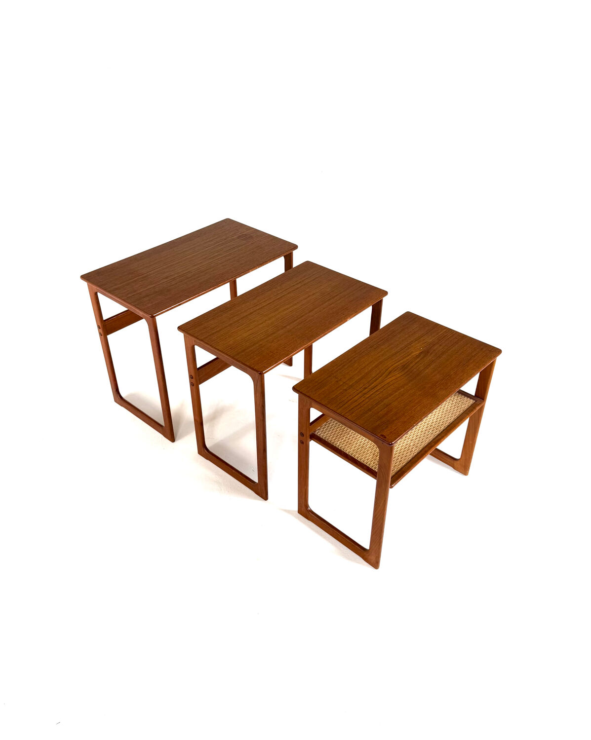 Vintage nesting tables, Johannes Andersen, Silkeborg ‘60