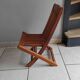 Chaise enfant vintage en teck pliante