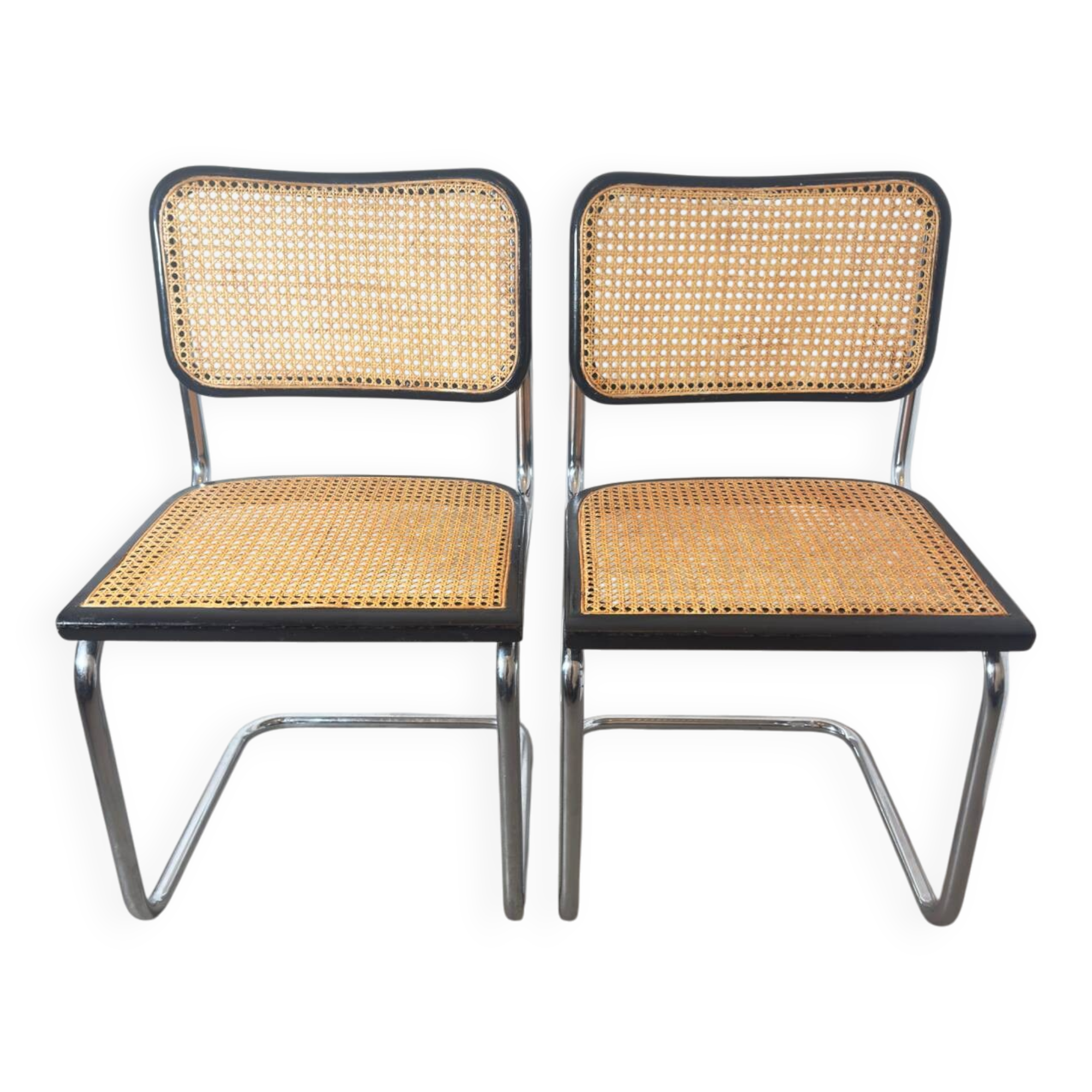 Paire de chaises Marcel Breuer  cesca b32