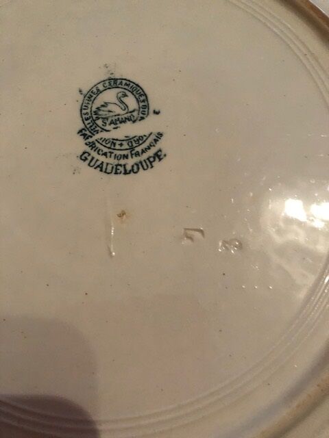 Hollow dish 29cm st amand model guadeloupe