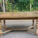 Table à manger de ferme extensible renaissance espagnol patinée 10 places