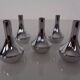 Chrome-Plated Candleholders by Quist, Germany, 1960s, Set of 5