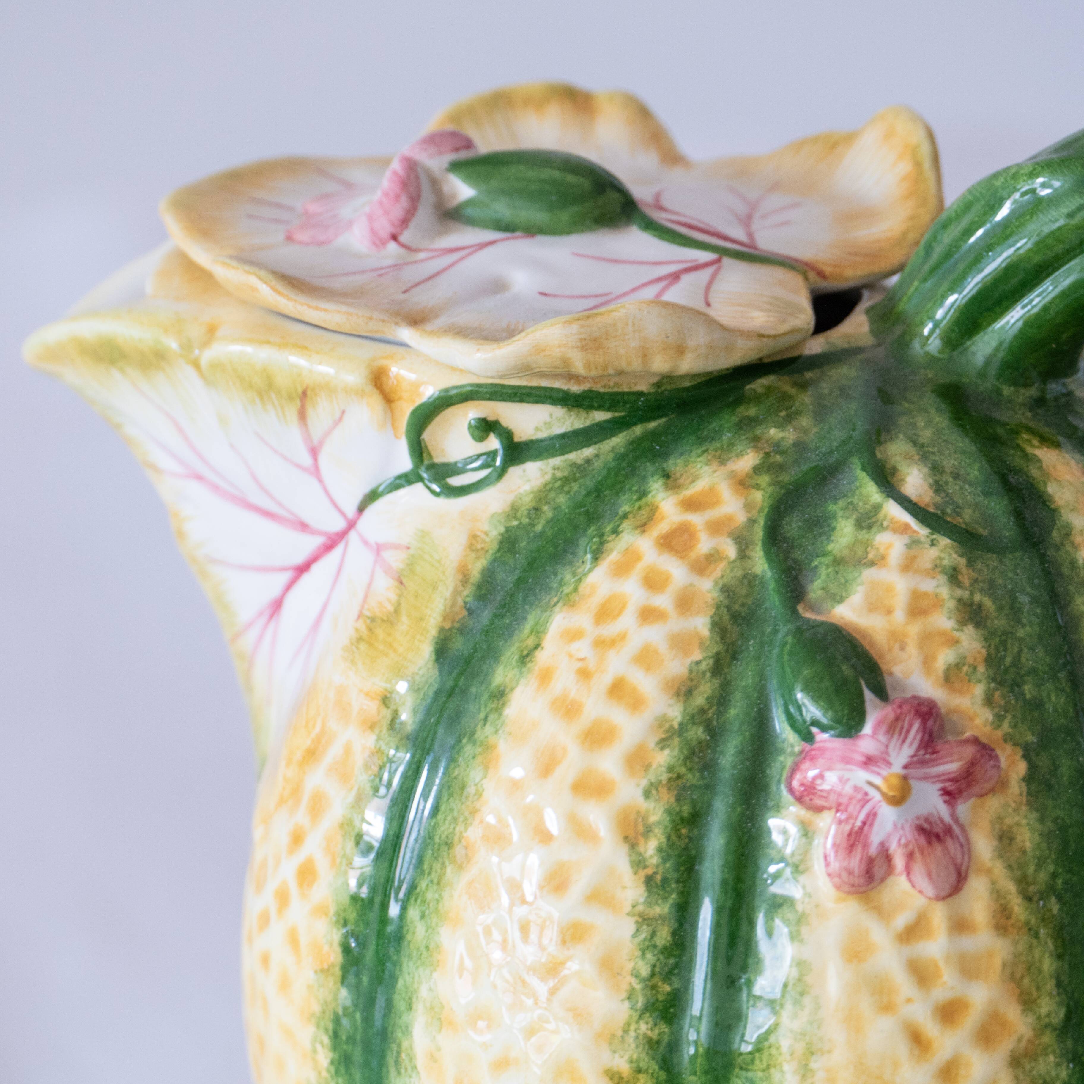 Rare old decanter in melon slurry