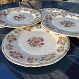 Set of 6 Gien dessert plates