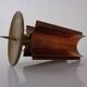 Vintage German Brutalist Candleholder in Copper and Brass, 1960s