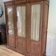 Showcase three vintage glass doors
