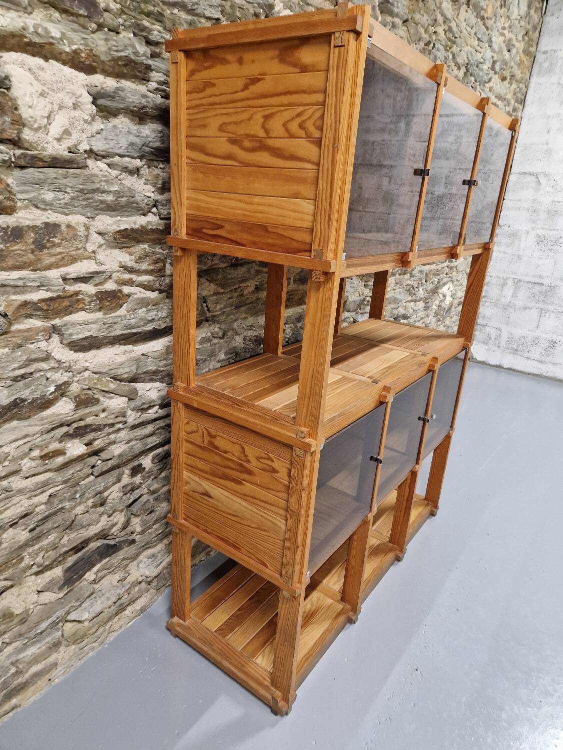 80s pine buffet in revival style