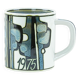 Ceramic mug, Danish design, 1975, designer: Bodil Buch, manufacturer: Royal