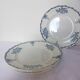 4 ironstone dinner plates from St Amand