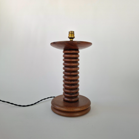 Wooden lamp bases