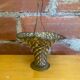 Panier Tressé Ancien Metal Argenté Vintage #E015