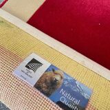 Hand-tufted wool rug "Blütenbordüre" Tisca 1980s France