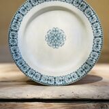 2 assiettes plates en terre de fer Jules Vieillard Bordeaux