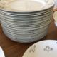 Service 70 pieces porcelain from limoges art deco
