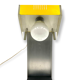 Space age yellow cubic table lamp, Italy 1970s