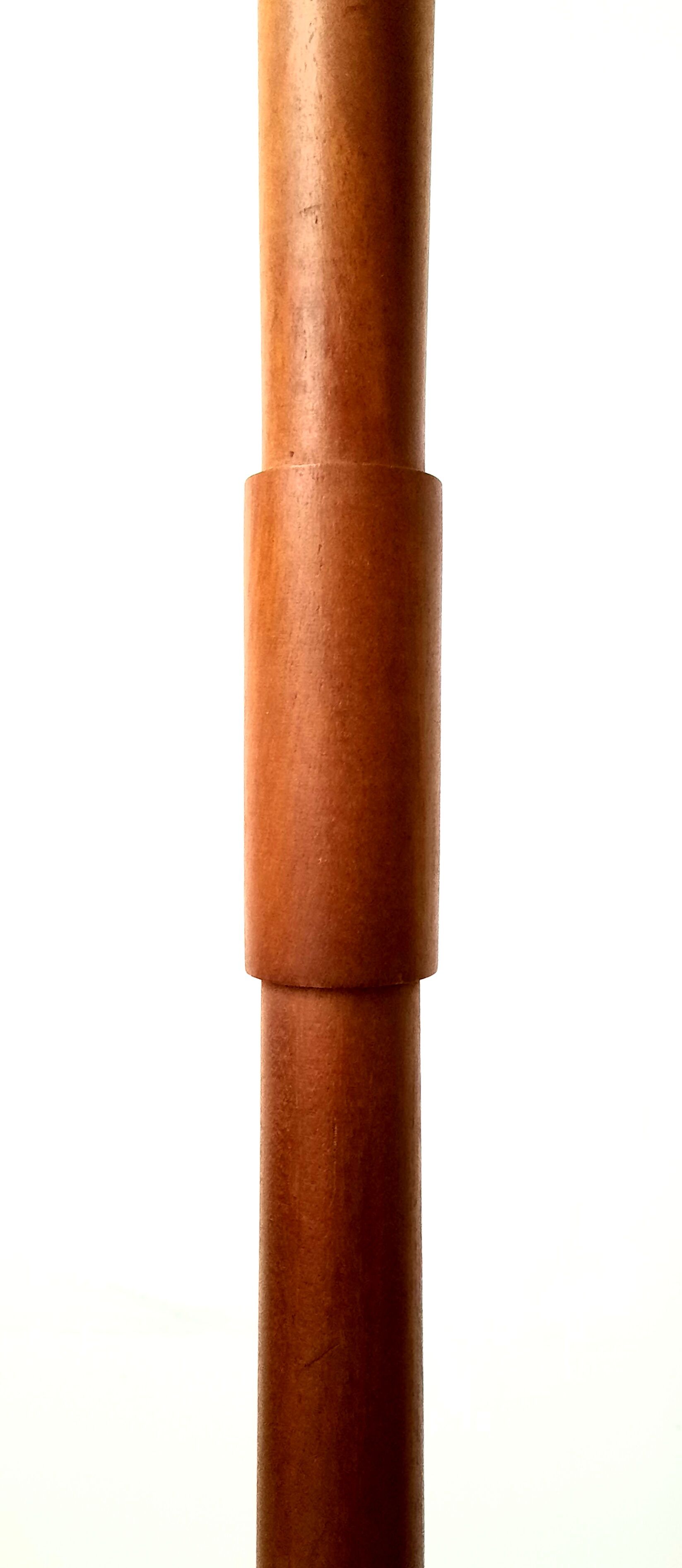Diabolo Rispal floor lamp in Vintage teak 1950