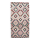 Tapis kilim graphique pastel – Un bijou artisanal pour une déco audacieuse