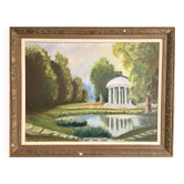 Oil Painting Panel Factory Garden Temple Love Rotunda Impressionism