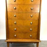 Vintage Scandinavian chest of drawers compass foot