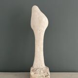 Virgin and child plaster sculpture