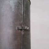 Antique xxl metal and glass pendant light