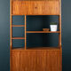 Retro Teak 1960s Two Sided Mid Century Room Divider Bookcase Shelving