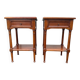 Bedside tables – Camille & Vence – furniture – pair in varnished wood