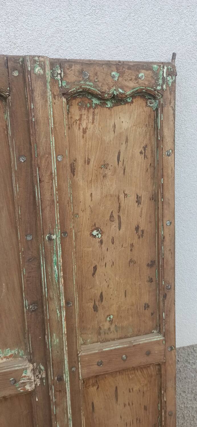 Old wooden door