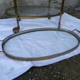 Golden rolling bar dessert