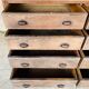 Cabinetmaker's workshop furniture with 12 drawers circa 30's/40's